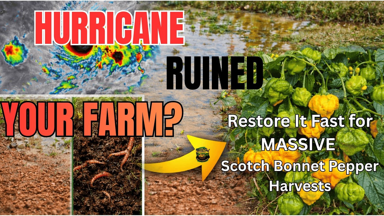 Hurricane Ruined Your Farm? Restore Soil Fast for Massive Scotch Bonnet Pepper Harvests!