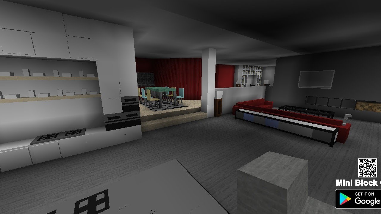 how to make franklin( gta 5 charachter) house in mini block craft | part 1