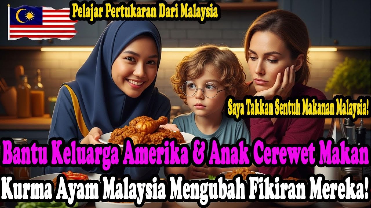 Dulu Tak Sentuh Masakan Malaysia, Kini Kurma Ayam Jadi Kegemaran Anak Saya!