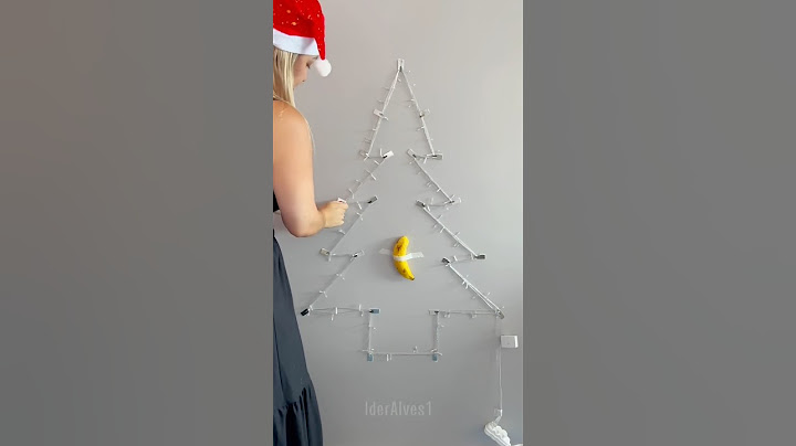 DIY Árvore de Natal de Parede Fácil! Parte 4
