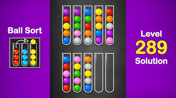 Ball Sort Puzzle Solution Level 289