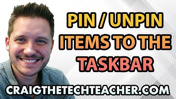 How To Pin (Or Unpin) Items To The Windows 10 Taskbar (2022)