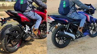 Apache Rtr 160 2V 2022 & N250 Brakes Test Masti Behind The Scenes