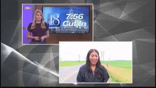 Road collapse in Fountain County