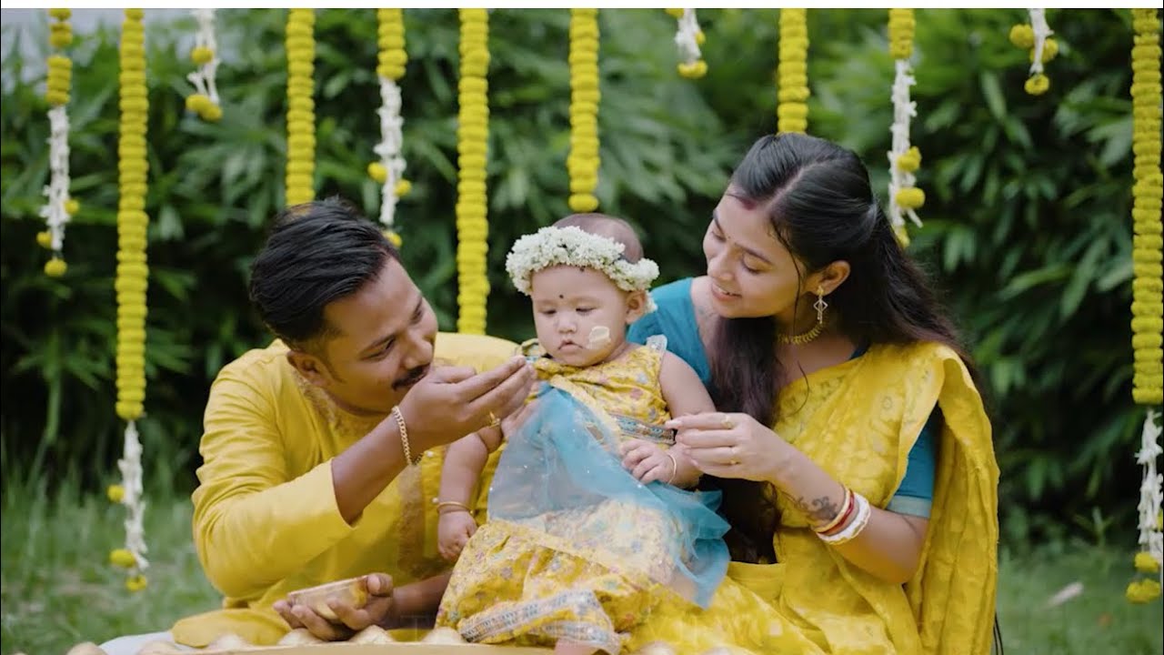 Rice Ceremony Cinematic Video | Aishani | 4K Bengali Annaprasan | @TheWeddView-s4y photography 2025