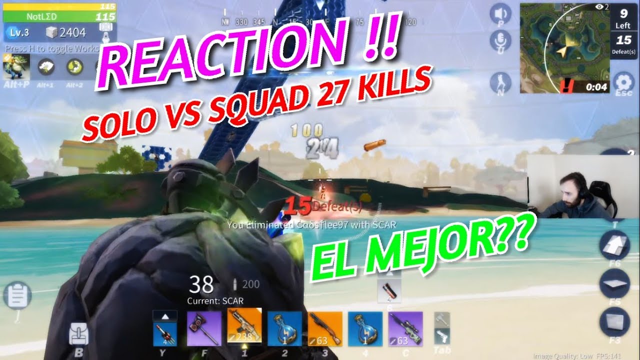 Reacción a NotLSD Creative destruction SOlO VS SQUAD - El mejor jugador?