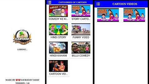cartoon video application in kodular MIT appinventor aia file free free