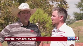 OU fan loses Bedlam bet