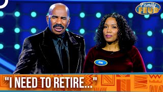 Moments So Stressful They Visibly Aged Steve | Fast Money | Family Feud Compilations