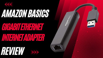 Amazon Basics USB 3.0 to 10/100/1000 Gigabit Ethernet Internet Adapter: High-Speed Networking