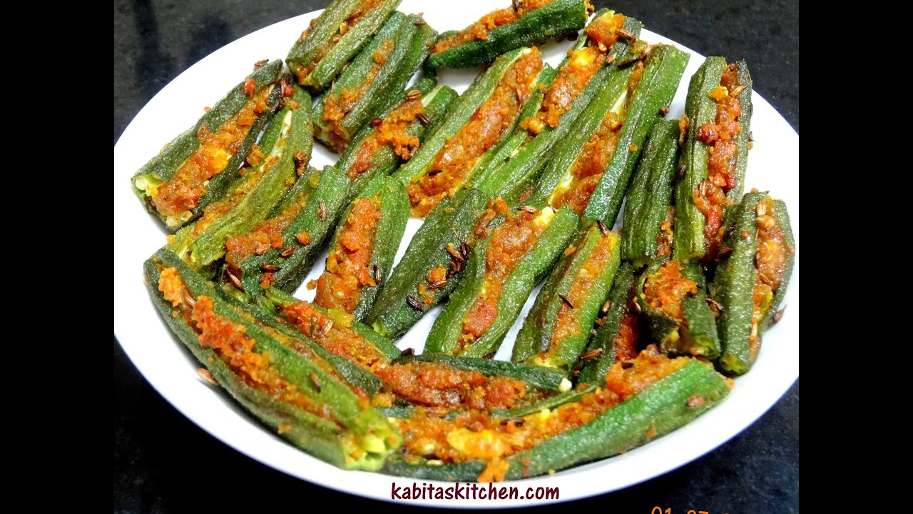 Stuffed Bhindi Recipe-Stuffed Okra-Besan Wali Bhindi-Bharwa Bhindi Masala | Kabita Singh | Kabita