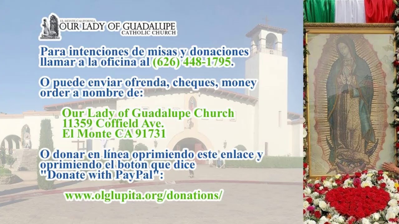 Twentysixth Sunday in Ordinary Time La Lupita, El Monte, CA English