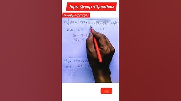 Tnpsc Maths previous year questions and answers #shorts #group4 #tnpscmaths