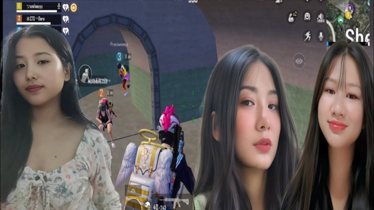 Самое смертоносное женское трио против Трансформеров ❤️‍🩹🎀 Забавный геймплей 😁 #bgmi #северо-восток