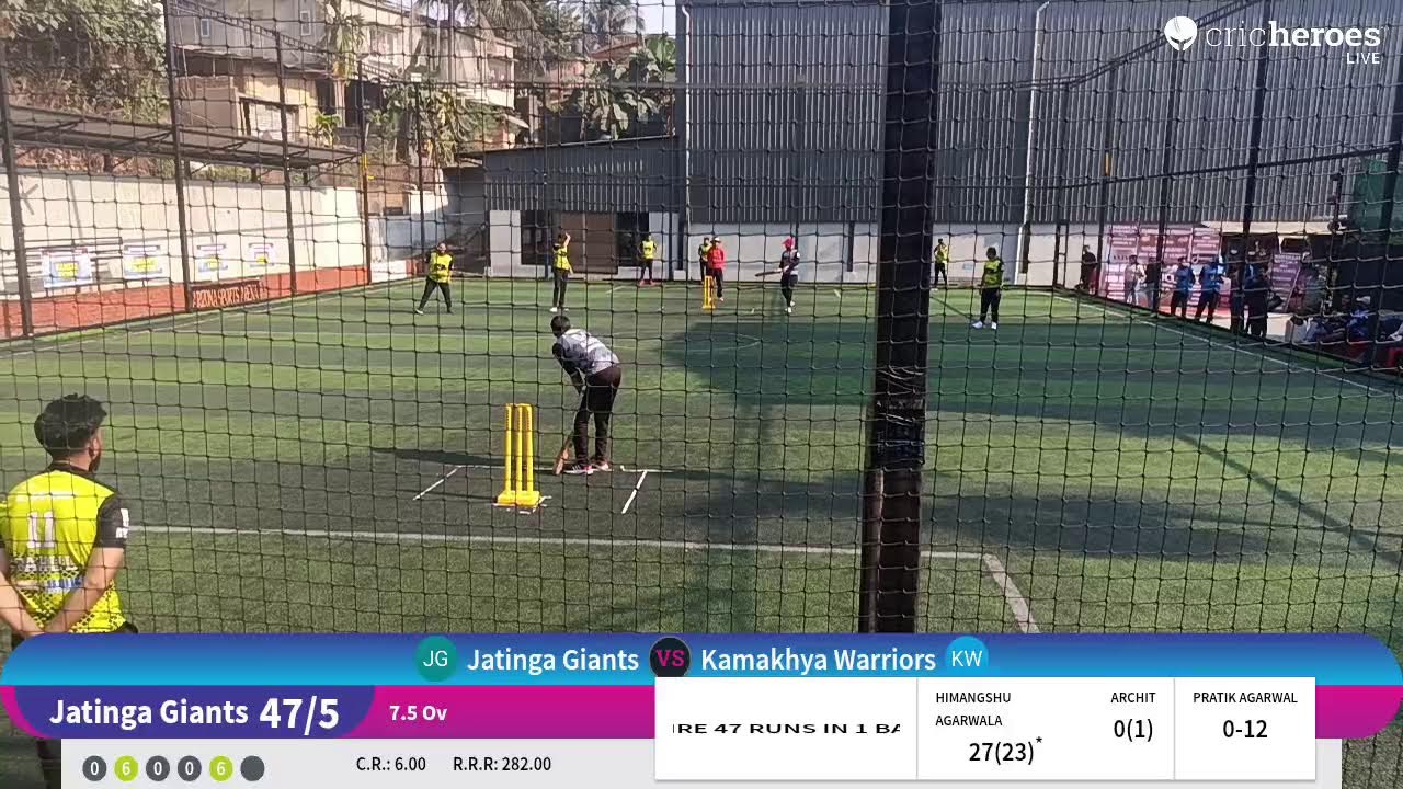 Kamakhya Warriors vs Jatinga Giants live cricket match | MABCL 4.0 live - Arizona Indoor Turf Barba