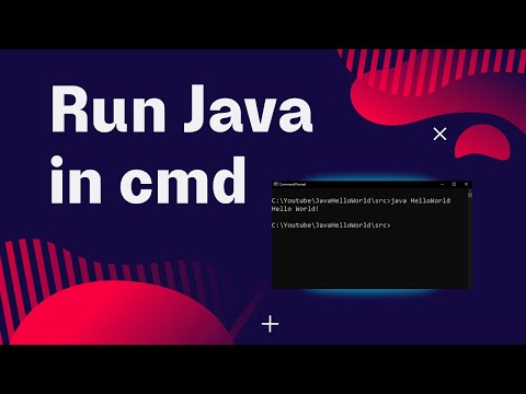 How to run Java in cmd on Windows