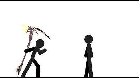 Scythe test 1+ lag + first animation😯.(Stick Nodes)