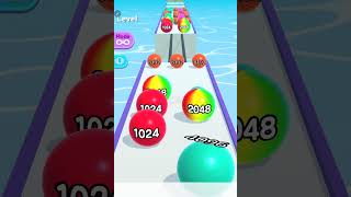 Level 3153 &amp; Level 3154 - Ball Run 2048 Max Level Gameplay #ballgamezone #ballrun2048 #cutiepie22yt