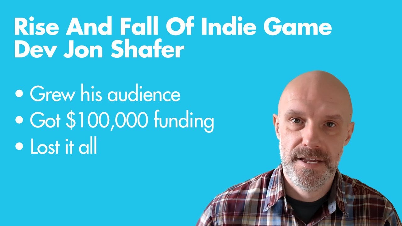Поучительная история Джона Шейфера о взлёте и падении как независимого разработчика игр