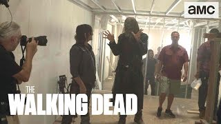 'Daryl & Beta's Fight Scene' Making of Ep 913 BTS | The Walking Dead