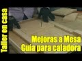 Mesa guia para sierra caladora - Parte 2/3 - Mesa de trabajo Mesa guia para sierra caladora - Parte 2/3 - Mesa de trabajo