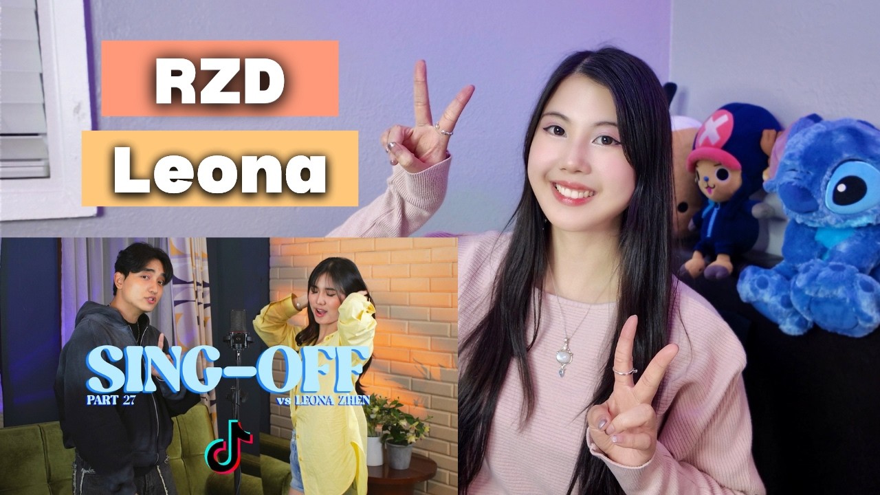 RZD (Reza Darmawangsa) vs Leona Zhen (SING-OFF TIKTOK SONGS 27) | Reaction Video