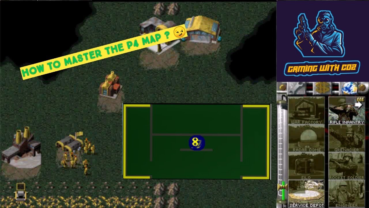Master the P4 map with CO2 | Red Alert 1 Online -CnCNet