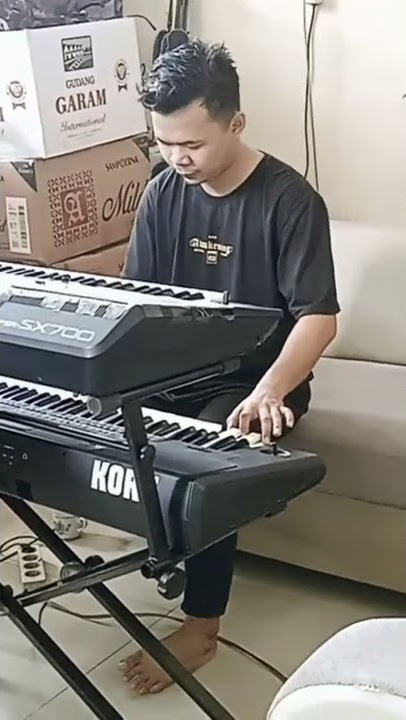 korg pa600 dangdut||hoby belum tentu jago ya saya ini😁