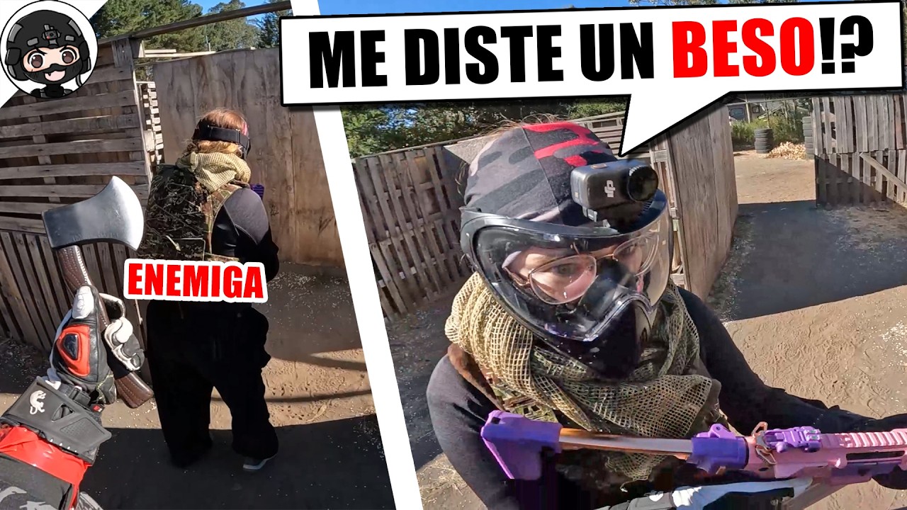 la ELIMINÉ con un BESO, se ENOJA y me DISPARA 😱 ▬ Yio Airsoft Gameplay