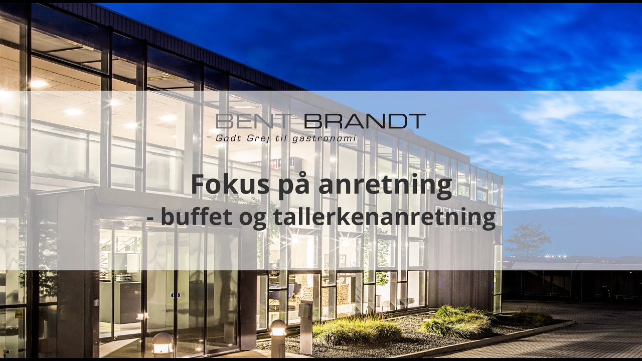 Fokus på anretning - buffet tallerkenanretning - YouTube