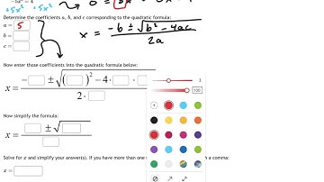 SM3.01.25 — Solving a Polynomial by the Quadratic Formula (Negative Discriminant, Imaginary Answers)
