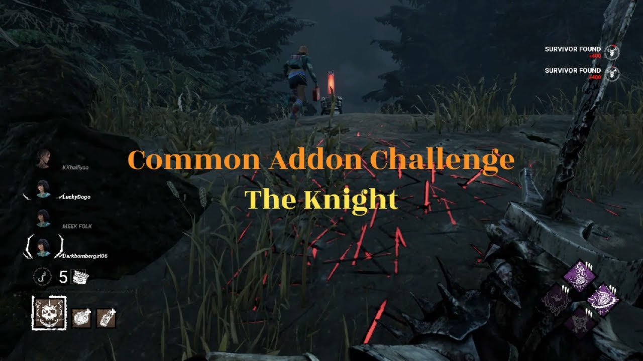 Common Addon Challenge: The Knight | Dead by Daylight - YouTube