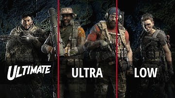 [4K] GHOST RECON BREAKPOINT - PC Ultimate / Ultra / Low GRAPHICS COMPARISON & FRAME RATE TEST
