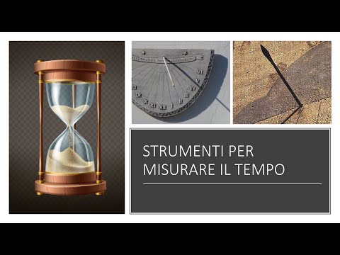 Strumenti per misurare il tempo