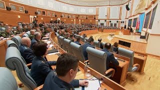 Видео Лукашенко - правоохранителям: надо работать без дублирования функций и излишней отчетности (автор: Информационное агентство БелТА)