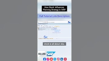 How Stock Influences Planning Strategy in MRP | What is SAP PP Demand Management | #SAP Tutorial
