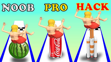 NOOB vs PRO vs HACKER in Squeezy Girl game