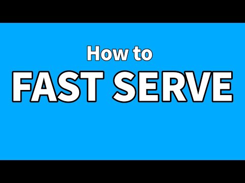 Tips for a Fast Serve