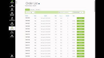 Order List  - Manage Site - Seed Digital Menu for Clover
