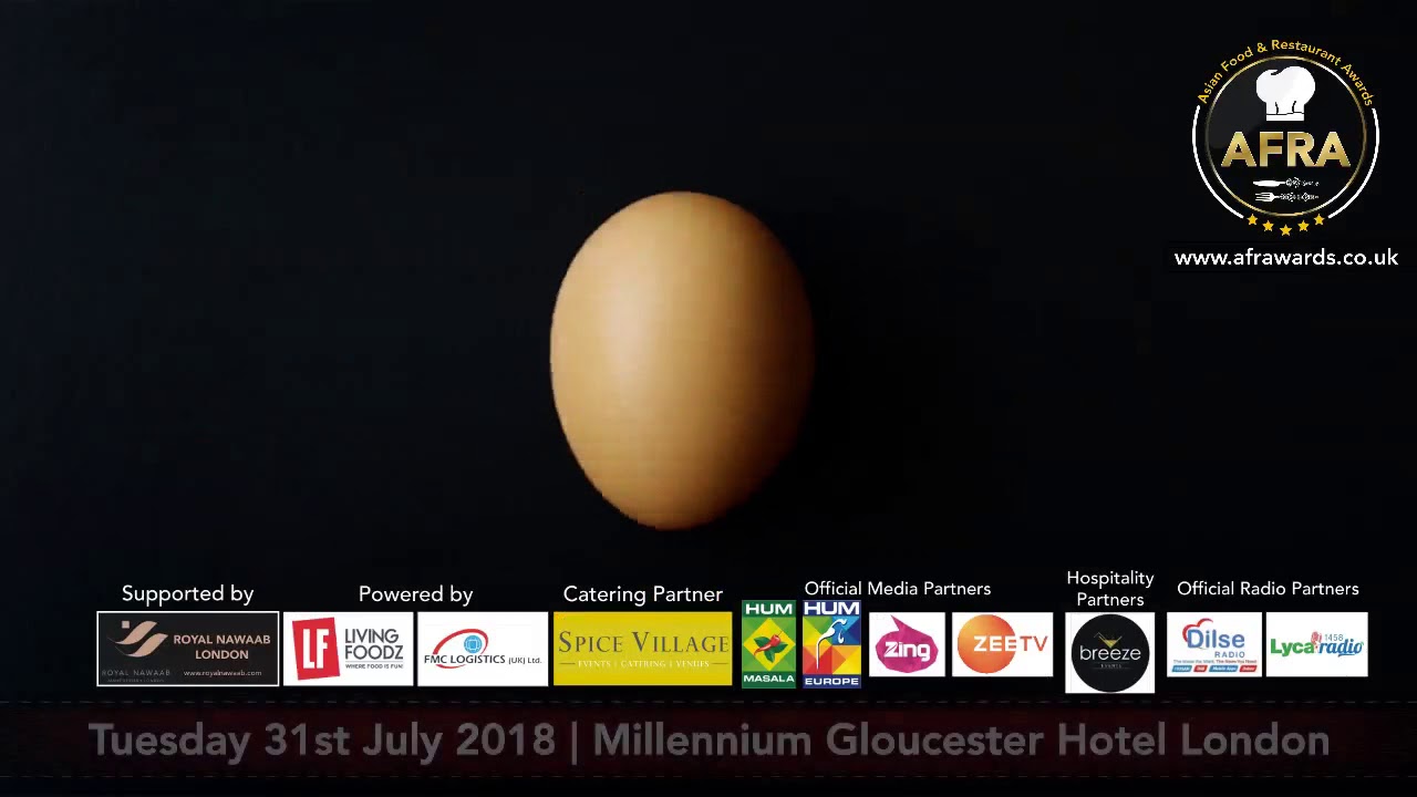 Asian Food and Restaurant Awards 2018 new tv advert