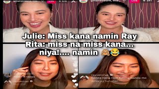 Julie Anne And Rita Instagram Live April 8, 2022