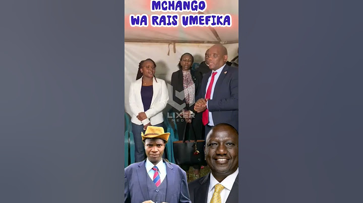 Dennis Itumbi at Mr. KK’s home in Gatwamba to deliver Ksh1.5M  contribution from H.E William Ruto