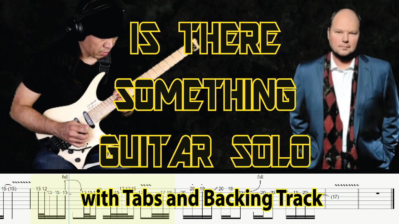 Christopher Cross IS THERE SOMETHING  Guitar Solo with Tabs and Backing Tracks by Alvin De Leon