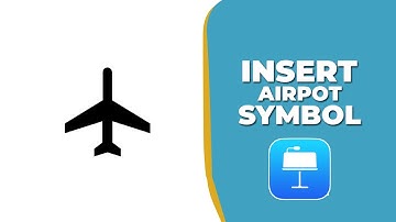 How to insert Airport symbol in Apple Keynote
