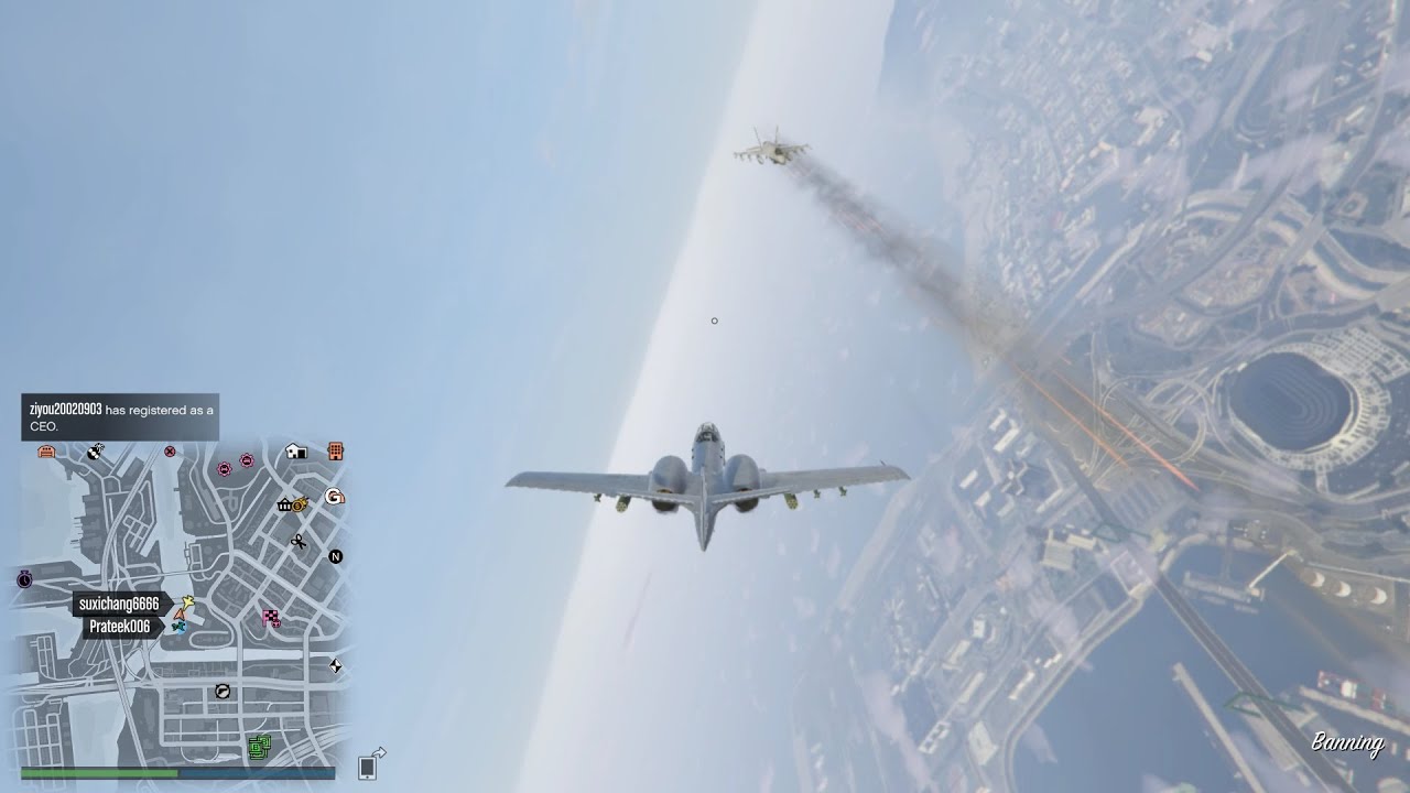 GTA Online B11 Strikeforce Vs Hyrda Best Dogfight YouTube