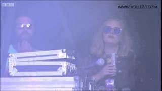 Adele and Simon at Glastonbury 2015 Profile