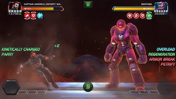 Cap IW vs Act 6.1.2 sentinel (Biohazard) 17 hit solo MCOC