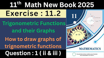 Ex 11.2 || Q1 (ii & iii) | 11th Class Math | Graphs of Cosine & Tangent | PTB 2025 New Syllabus