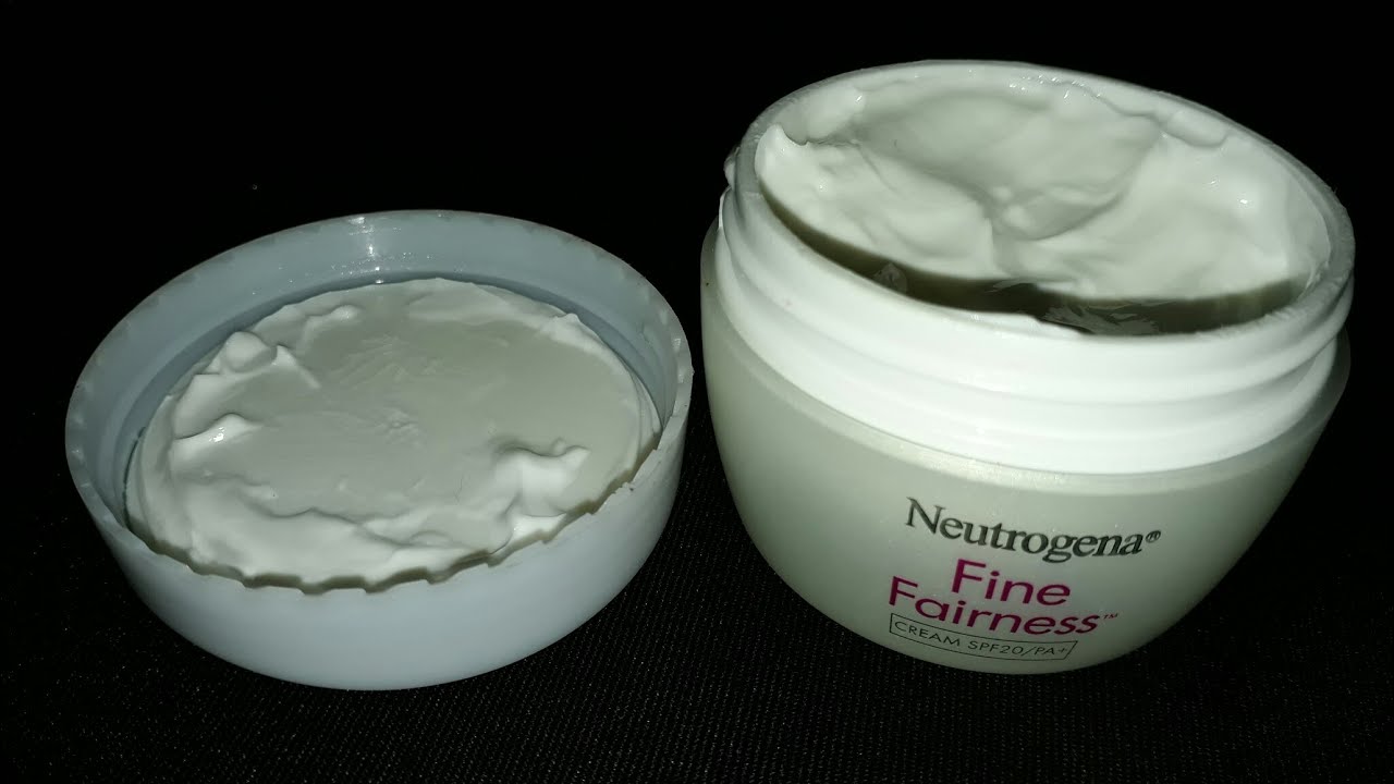 neutrogena fine fairness cream spf 20