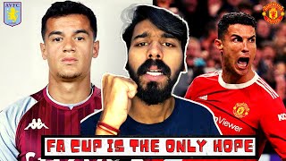 Last Chance ? Manchester United vs Aston villa Fa Cup | Ronaldo , Coutinho, Ralf Rangnick | Divyansh